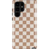 Neutral Checkered Galaxy S25 Ultra Impact Case